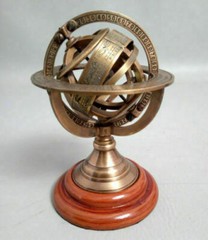Nautical Sphere Globes Antique Maritime Brass Handmade Tabletop Armillary gift