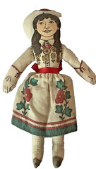 Annie Oakley Cloth Doll Toy Hallmark Cards February 1979