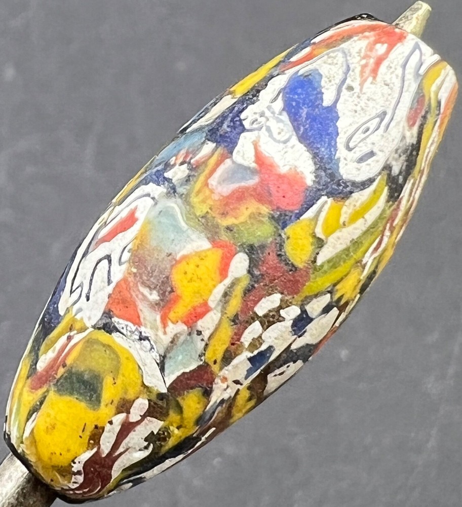 Ancient Old Roman Islamic Color Full Gabri Mosaic Glass Beads