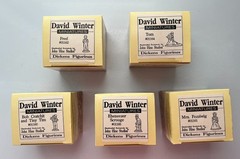 David Winter Miniatures Dickens Figurines Set of 5