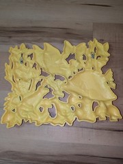 VTG Homco & Universal Statuary 3-D Wall Art Decor Mushroom Frog Butterfly MCM