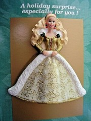 Hallmark Holiday Barbie Pin White Dress Original Packaging