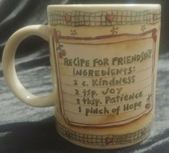 Boyds Bears 2000 Coffee Mug FRIENDSHIP STIR w LOVE Excellent Preowned Condition