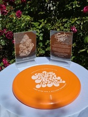 Jungle Boys “Playing With Fire” Promo Orange Frisbee Collectible Display Piece