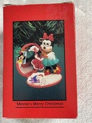 Enesco Ornament 1990s Minnie’s Merry Christmas Compact Mickey Mouse Disney