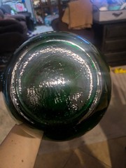 Anchor Hocking Vintage Emerald Green Pitcher & Glass Set. Made In USA