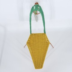 Marni Market Gaming Collection Leaning Chair Yellow Green Metal 2019 NWT Rare