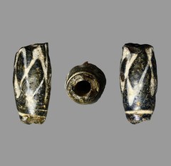 Ancient Near Eastern Core-Formed Glass Barrel Bead 22mm Iron Age to Hellenistic