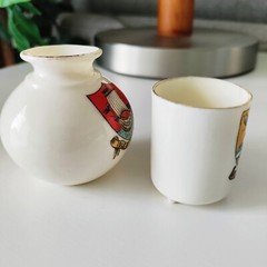 Set of 2 Antique WH Goss Mini Vases – Isle of Wight & Cromer United Kingdom