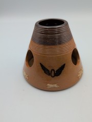 Antique Royal Doulton Harvest Ceramic Stoneware Match Striker L Straus & Sons NY