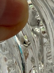 Vintage Clear Pressed Glass Votive Holder Small Trinket Bowl Heavy READ