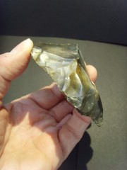 Lower Paleolithic – Fine Acheulean trihedral scraper. c.500,000+ BP.