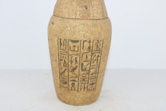 PHARAONIC ANCIENT EGYPTIAN BABOON CANOPIC Jars Old Egyptisn Mummification EGYCOM