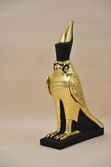 Ancient Egyptian Horus Falcon Statue Stone Figurine Sculpture Artifact Figurine