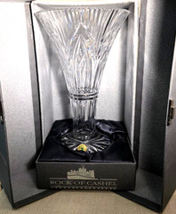 Waterford Rock of Cashel Vase Romance of Ireland Collection in Presentation Box
