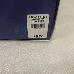 Fitz and Floyd “Gypsy Chicks” Teapot, Only Used For Display, Original Packaging