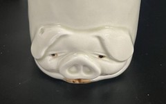 Vintage Fitz and Floyd “PORKY MUG” Cups No handle Set Of 4
