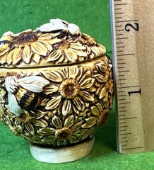 Adam Binder S.A.I.B. Flower Pot ~ SUNFLOWERS W/ BEES ~ Pre Harmony Kingdom