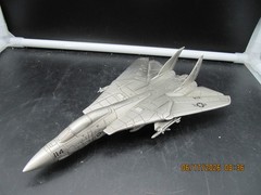Pewter McDonnell Douglas F-14 Fighter Jet 1:146 Scale