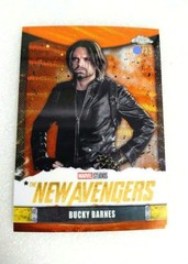 2025 Topps Marvel Chrome Thunderbolts Bucky Barnes Orange Parallel /25 NA-9