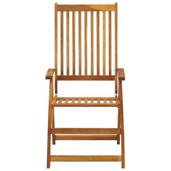 Outdoor Recliner Chairs 6 Pcs Patio Chair with Cushions Solid Wood Acacia vidaXL