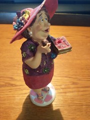 Foxy Ladies MABEL Bobblehead Figurine “IT’S MY BODY & I”LL EAT WHAT I WANT TO”
