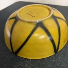 Fantastic Mid Century Alvino Bagni Italian Pottery Bowl Makers Mark 18.5cm