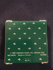 1987 HALLMARK Valentine Pin Bear CLASSIC LAPEL TIE PIN WITH ORIGINAL BOX