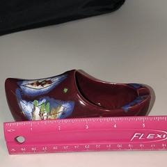 Antique Goedewaagen Ceramic Dutch Shoe Clog Gouda Holland Figurine Ashtray