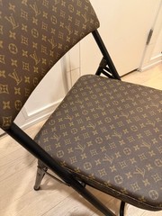 Louis Vuitton Classic Monogram – Folding Chair by Sarah Coleman – RARE