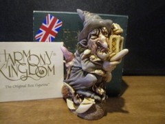 Harmony Kingdom Witching Time Witch Box Figurine MOLD VARIATION LE 75 RARE
