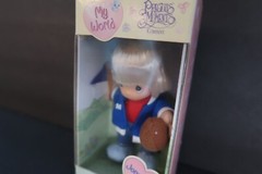 Precious Moments My World Jonathan Doll In Original Packaging 1999 Football