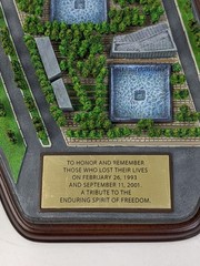 One World Trade Center by The Danbury Mint 10.5” Original Foam And Box