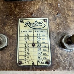 Antique Reslaw Mechanical Millinery Wooden Hat Stretcher Shop Display Stand​