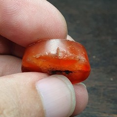 Ancient Antique Agate Beads carnelian crystal in agate beads