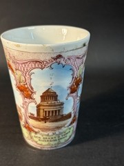 Antique 1900’s “Souvenir Of New York” Victoria Austria Porcelain Tumbler-Chip