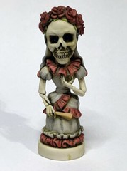 Harmony Kingdom artist Neil Eyre Designs Halloween Skeleton Bride Wedding Dress