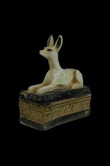 RARE ANCIENT EGYPTIAN ANTIQUITIES Stone Statue Of Anubis God Of Mummification BC