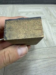 Copper Plated Wood Print Ink Block Boat Nautical Rowing Let’s Pull Together