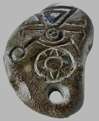 300 BC Ancient Carved Engraved Gemstone Pendant Medallion Wearable Amulet Unisex