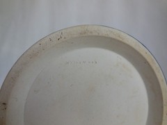 Antique Wedgwood (only) Blue Dip Jasperware & Silver Plate 6″ Tall Tobacco Jar