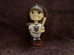 Signed Rosemont 2001 Baseball Bobblehead Ornament~The Memory Co. ~ LE ~ Signed
