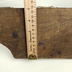 Italian Neoclassical Antique Wood Finish Resin Wall Bracket Shelf Large 10″