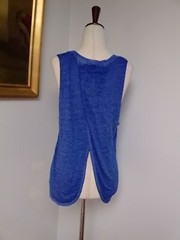 No Boundaries Junior Size M Medium Blue Elephant Tank Top India Henna Juniors