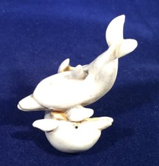 Harmony Kingdom MPs Fragile World~ ENTWINED DOLPHINS ~Made in UK~NIB~NY Sale