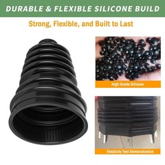 Universal CV Axle Boot Repair Kit, Flexible Silicone CV Joint Boot, 2-Pack