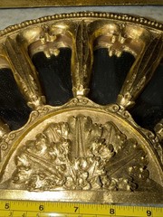 2 Gold Accent Mirrors Home Interiors Art Nouveau Regency Design Reproduction