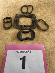 medievil buckles mixed lot metal detector find