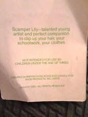 Vintage 1980s Avon Scamper Lily Hair Clip NOS