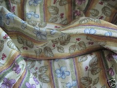 Longaberger~ Botanical Fields Stripe Fabric Liner for MEDIUM BERRY Basket NIP